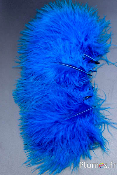 Pute Marabout - 8-12 cm - türkis